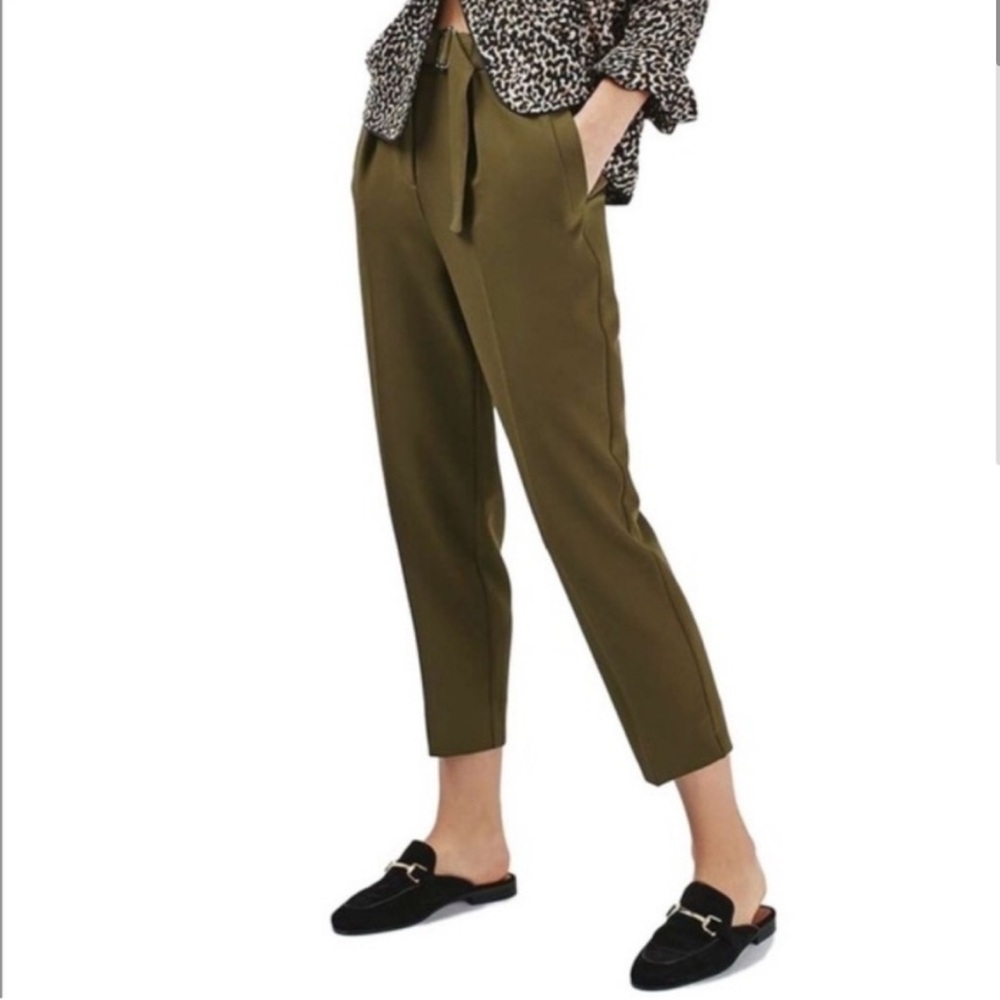 Topshop Grosgrain Peg Pants